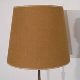 Lampadaire danois en verre, laiton et palissandre 1960