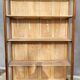 Art Deco oak museum display case