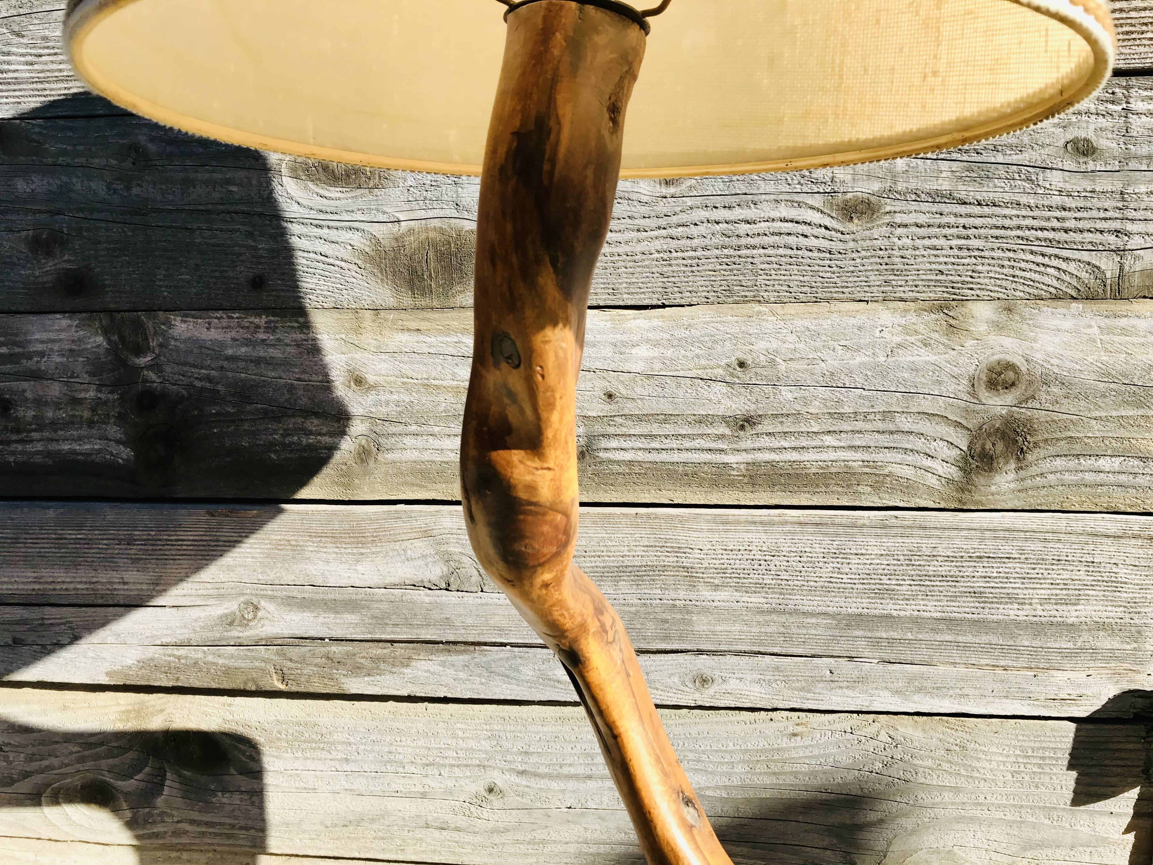 Mid-Century brutalist lamp