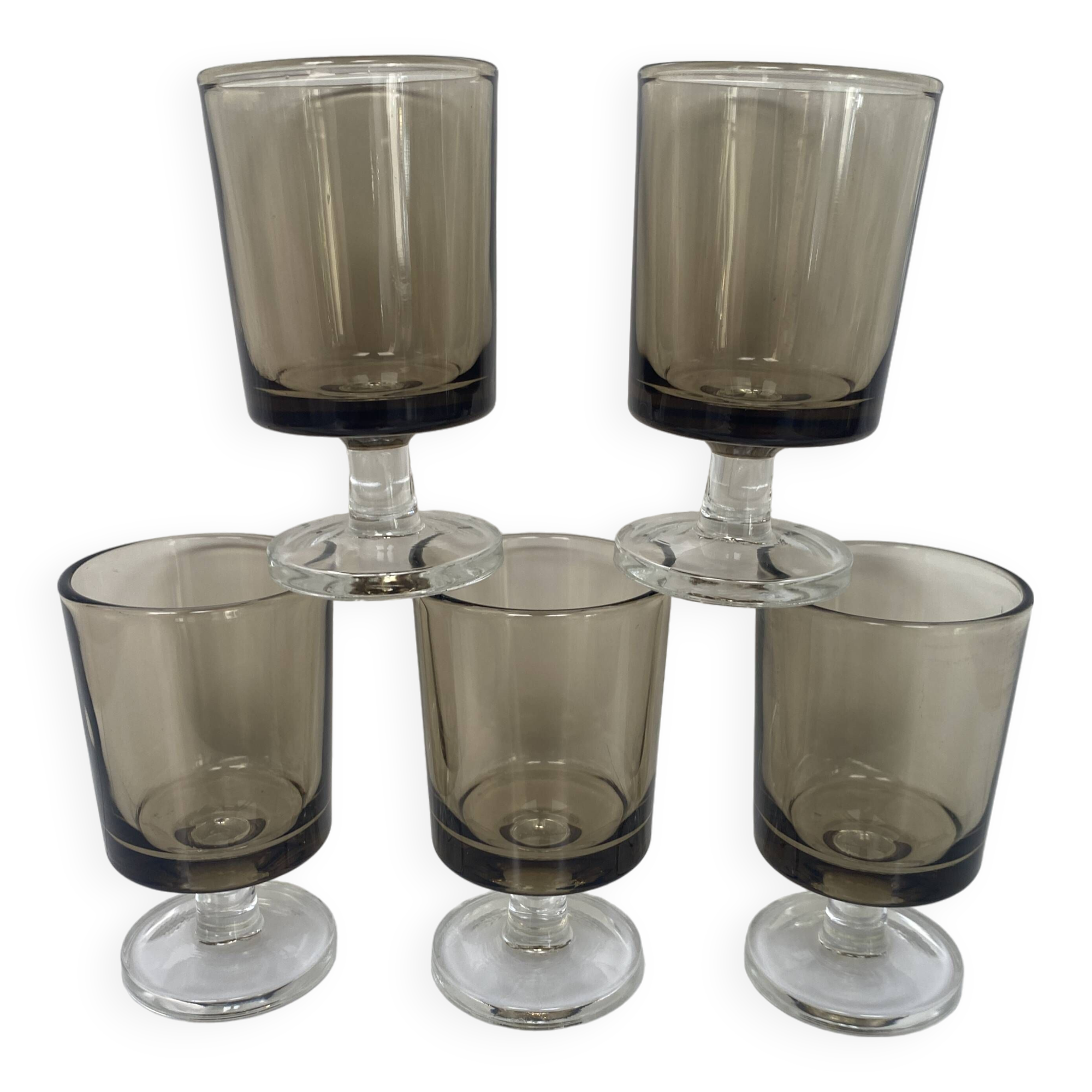 Set de 5 verres à liqueur Luminarc Suède fumé