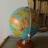 Luminous globe , Denmark , globe scan