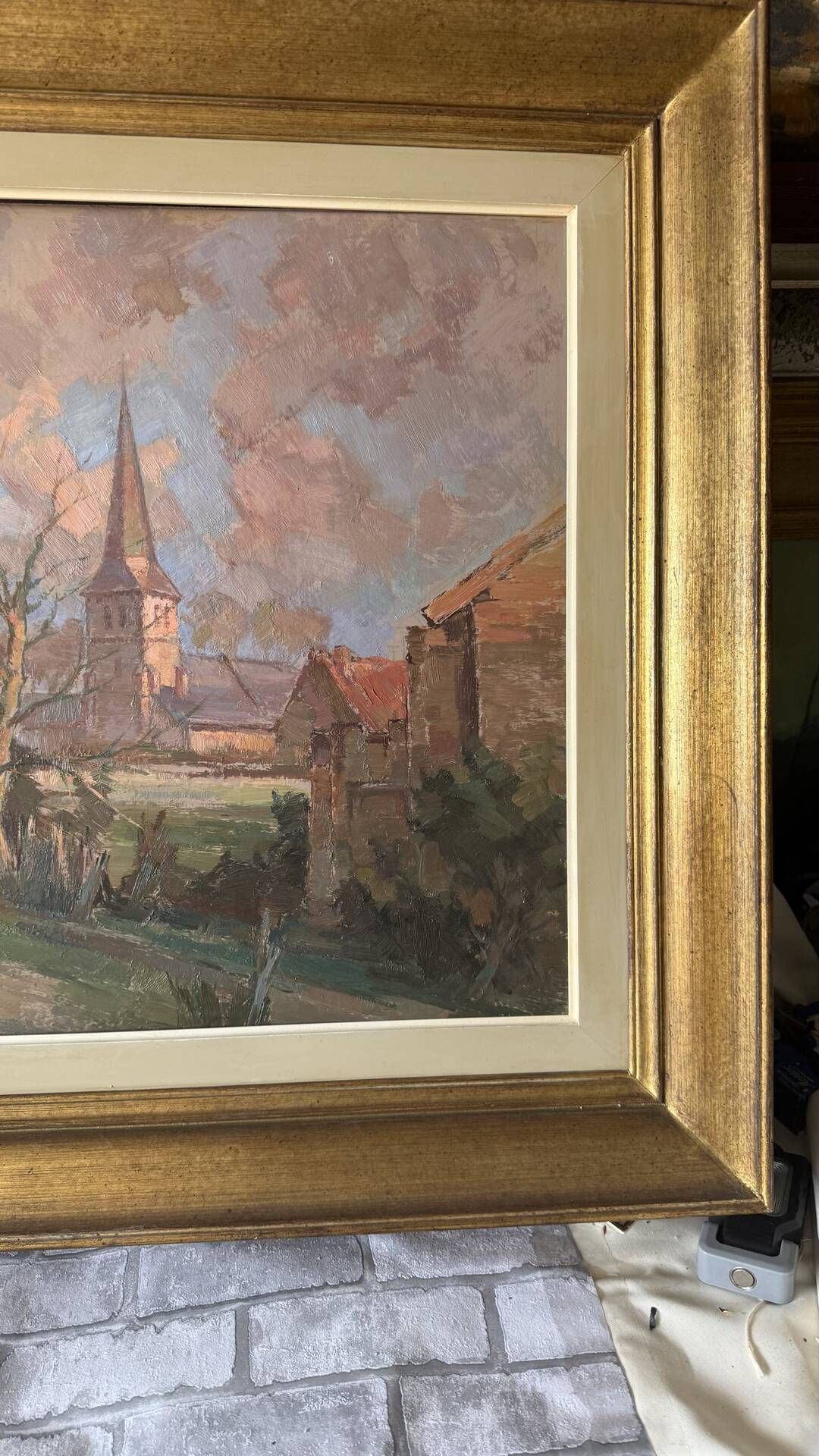 Oil on panel - adrien wernaers (1899-1977)