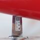 Targetti Sankey red clip-on spotlight, 1970s