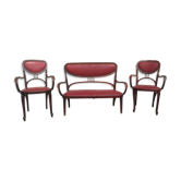 Seat and 2 armchairs 1900 Thonet