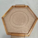 6 Verres ancien liqueur et 1 plat support offert