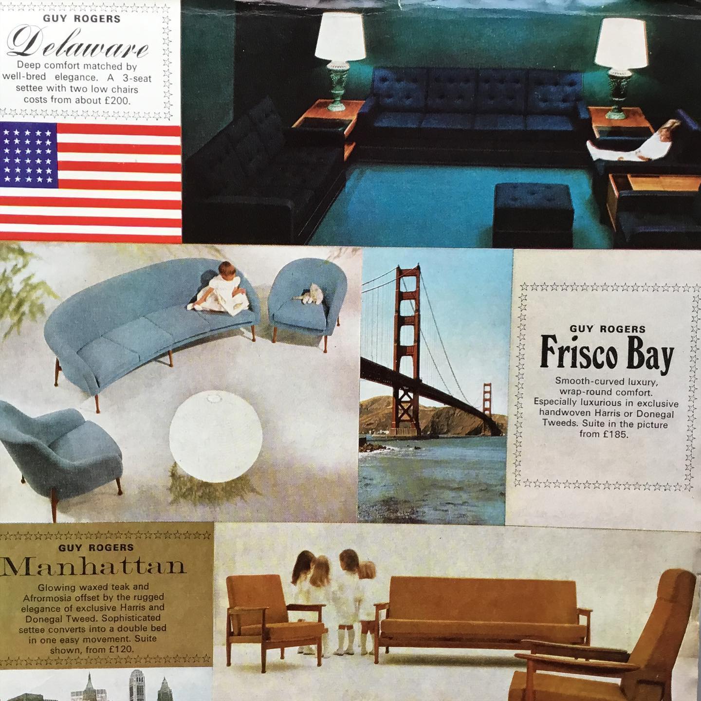 Vintage Sofa Frisco Bay By George Fejer and Eric Pamphilon 1964
