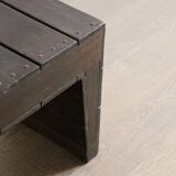 Dom Hans Van Der Laan Bossche School Stool Netherlands 1970s