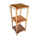Bamboo and woven Wicker shelf