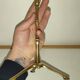 Bougeoir laiton et cuivre de was benson 1900