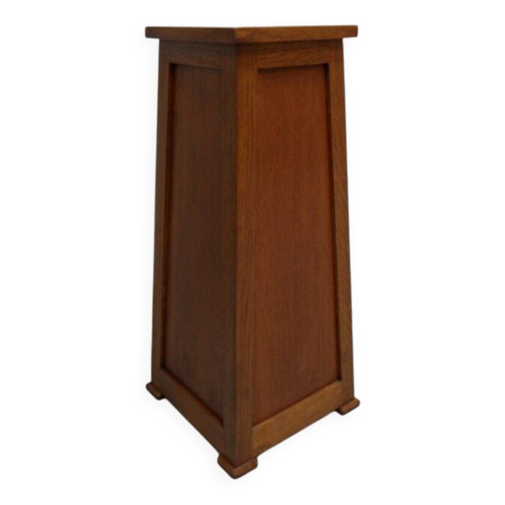 Table d'appoint console vintage en chêne 1930