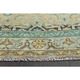 Vintage Turkish Oushak Handmade Wool Cotton Orange Runner Rug 108x294