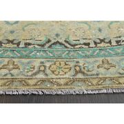 Vintage Turkish Oushak Handmade Wool Cotton Orange Runner Rug 108x294