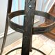 Atypical industrial furniture riveted sphere