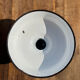 Industrial enamelled sheet metal lampshade