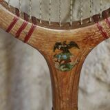 Vintage wooden tennis racket