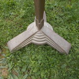 Round bistro table foot cast iron art deco