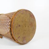 Umbrella stand in gilded metal by Li Puma Firenze