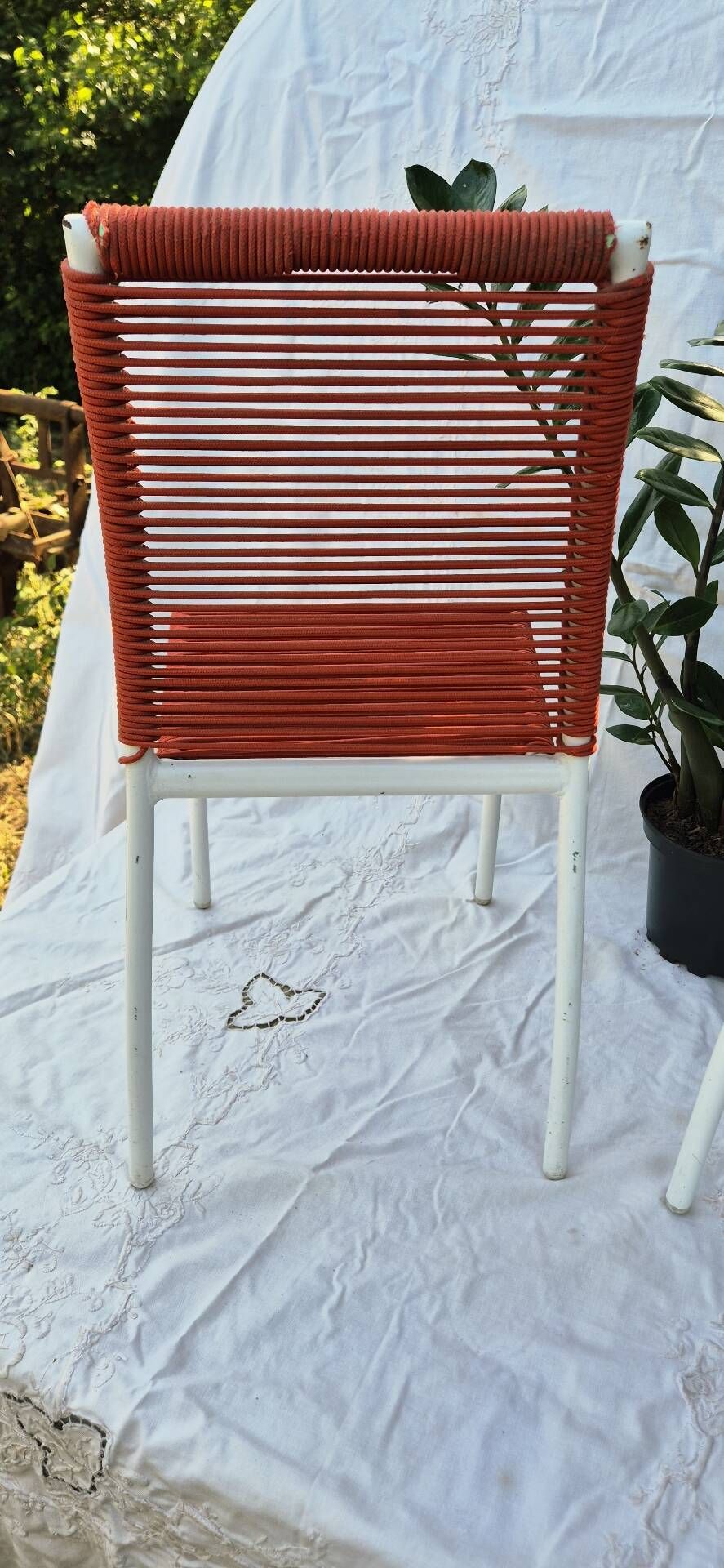 2 scoubidou children's chairs - 1950s