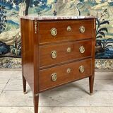 Small Louis XVI Style Mahogany Commode. Napoleon III period