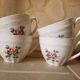 Set of 4 earthenware chocolate cups