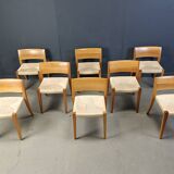 Ticino dining chairsby Bruno Reichlin for Molteni, 1990s