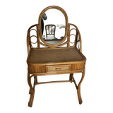 Bamboo rattan dressing table