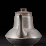 20th Century, Stylish Vintage Pewter Teapot
