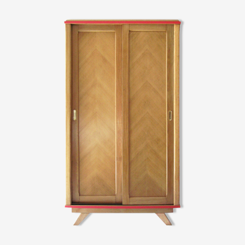 Wardrobe sliding doors vintage 50s