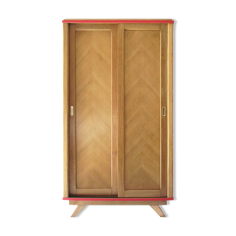 Wardrobe sliding doors vintage 50s