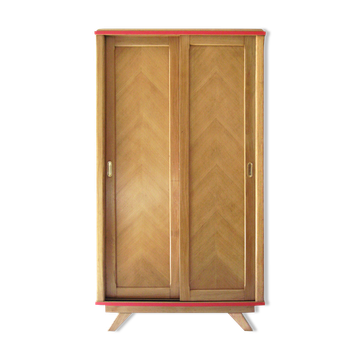 Armoire portes coulissantes vintage années 50