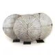 Bouclier rond traditionnel bamileke de 40cm