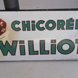 Enamelled plate Chicory Williot