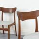 Chaises de salle à manger en teck danois par Schionning & Elgaard, années 1960, ensemble de 4