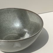 Bowl / ceramic pocket tray, glazed and signed, Brittany 1970