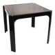 Table carrée design 1970 en fibre de verre.