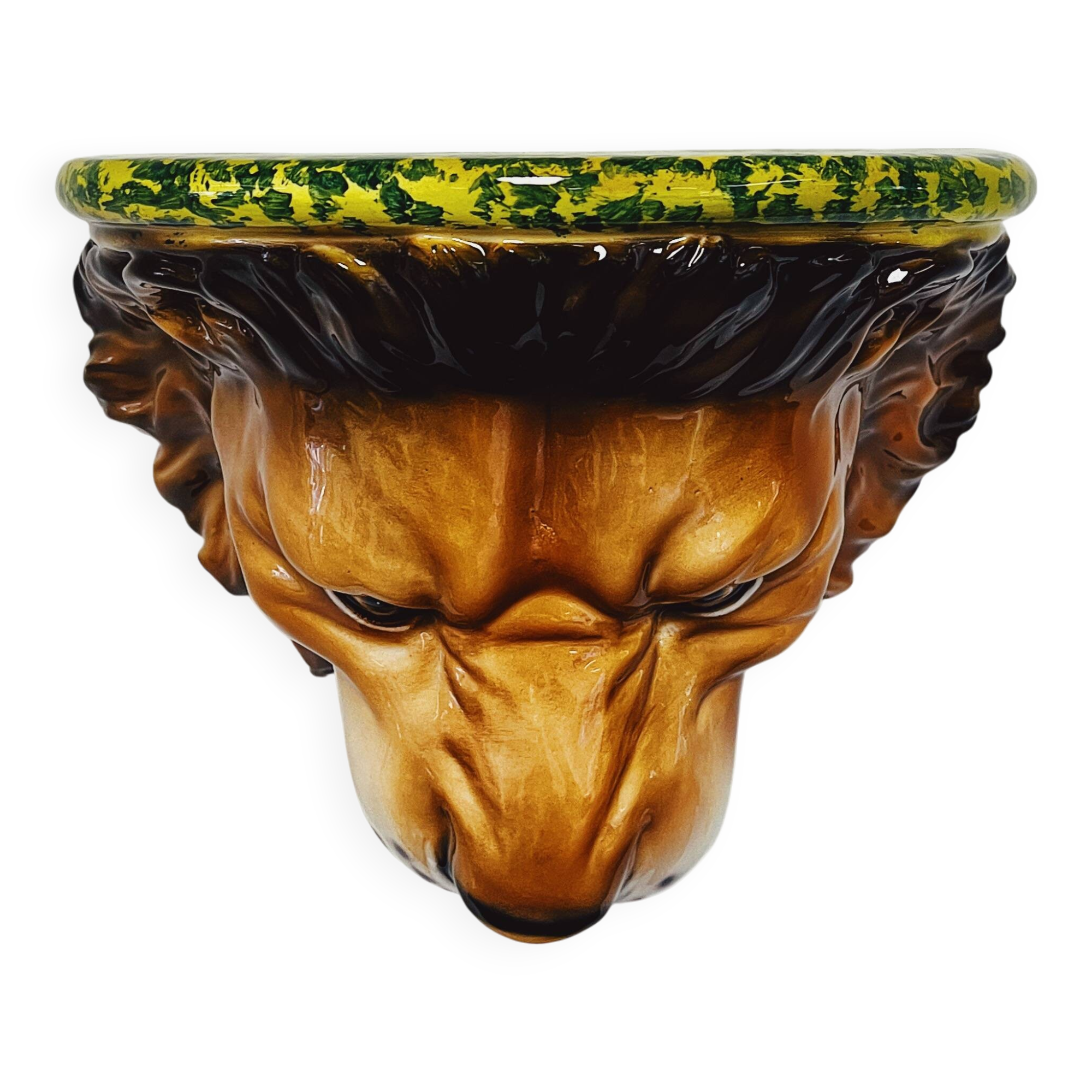 Wall Shelf Ceramic Lion