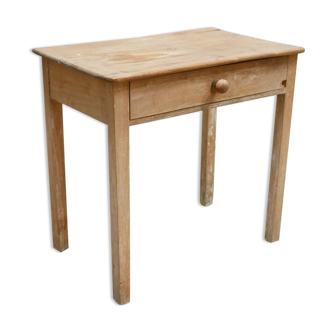 Vintage wooden farmhouse table
