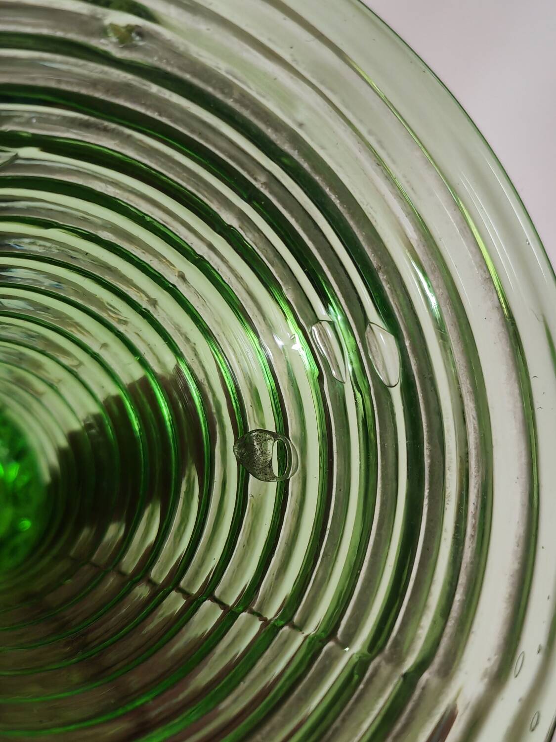 4 Roemer crystal glasses, 19th century