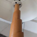 Pair of pine lamps, 1980s