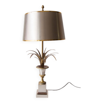 Grande lampe à poser "Roseaux" signée Maison Charles