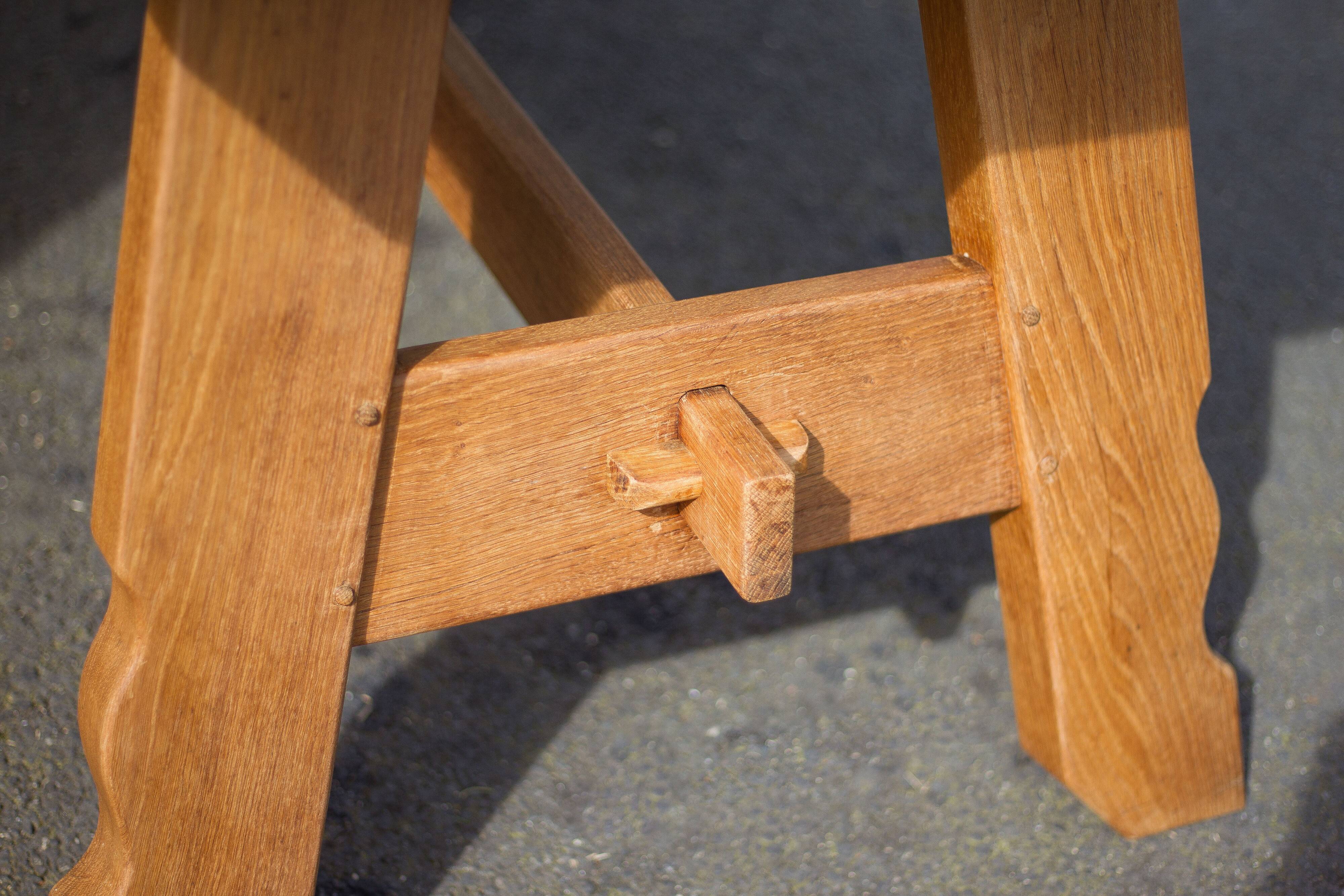 Antique wooden farmhouse table, wooden table, dining room table, brutalist, chalet, country,