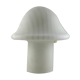 Lampe de table en verre blanc Peill et Putzler