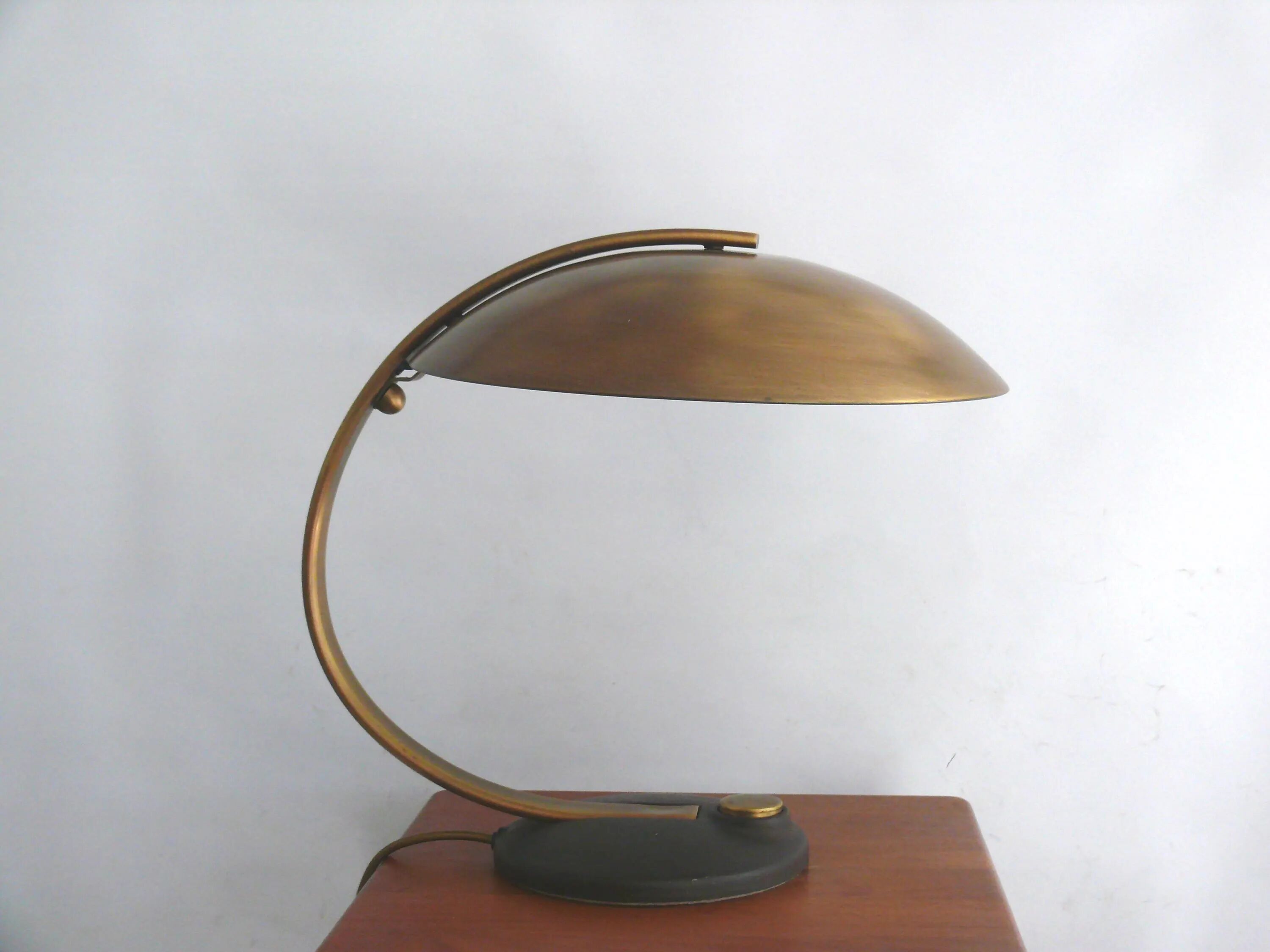 Lampe de table en laiton Modèle 7613, Hillebrand, années 1960