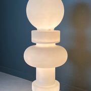Sun lamp model 2490 RE by Bobo Piccoli for Fontana Arte, Italy 1968