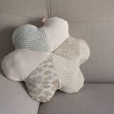 Coussin Flor beige