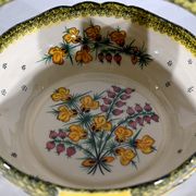 Earthenware basket, Manufacture Henriot Quimper – Mid-twentieth century