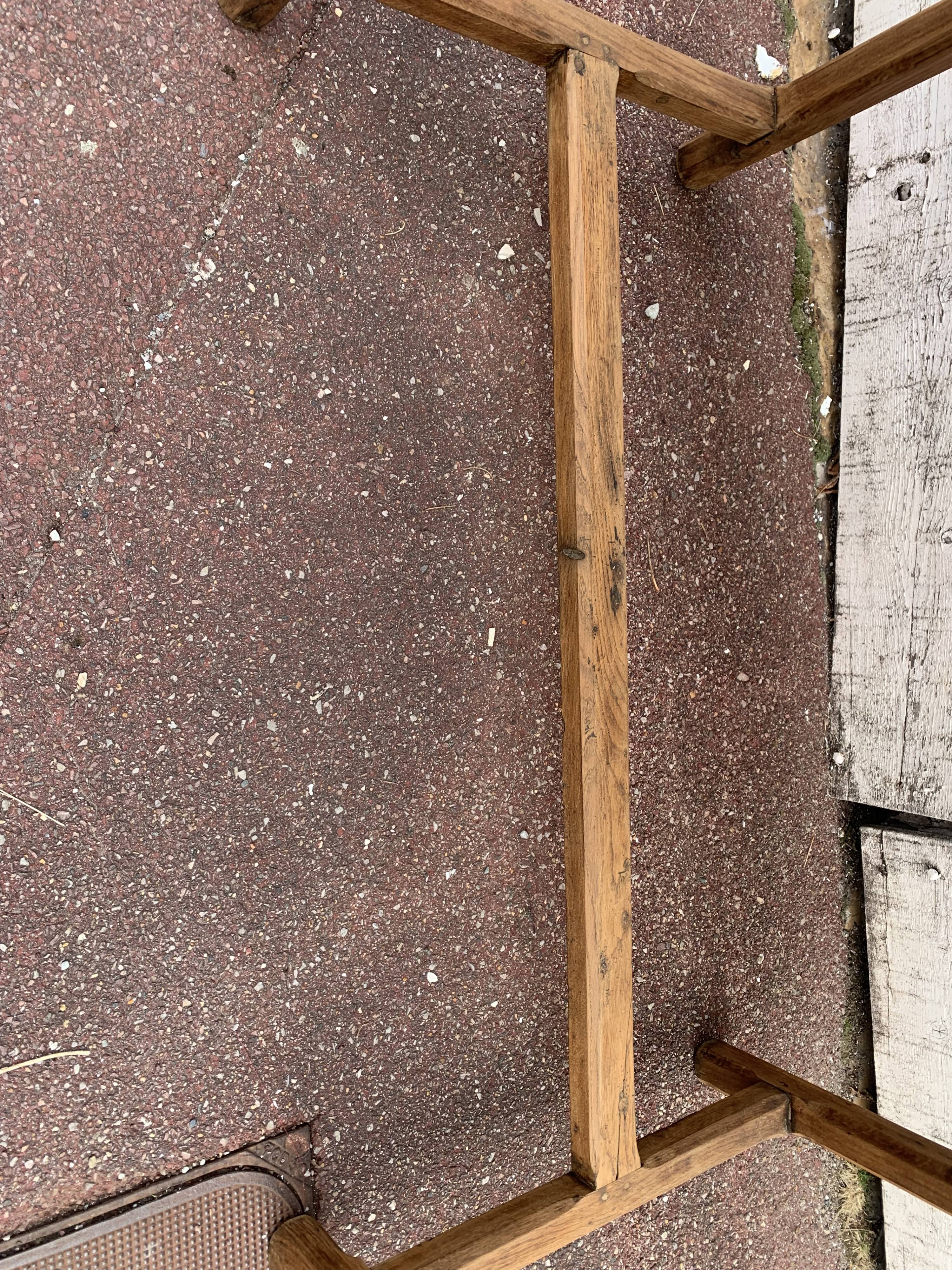 Farmhouse table 1 oak drawer