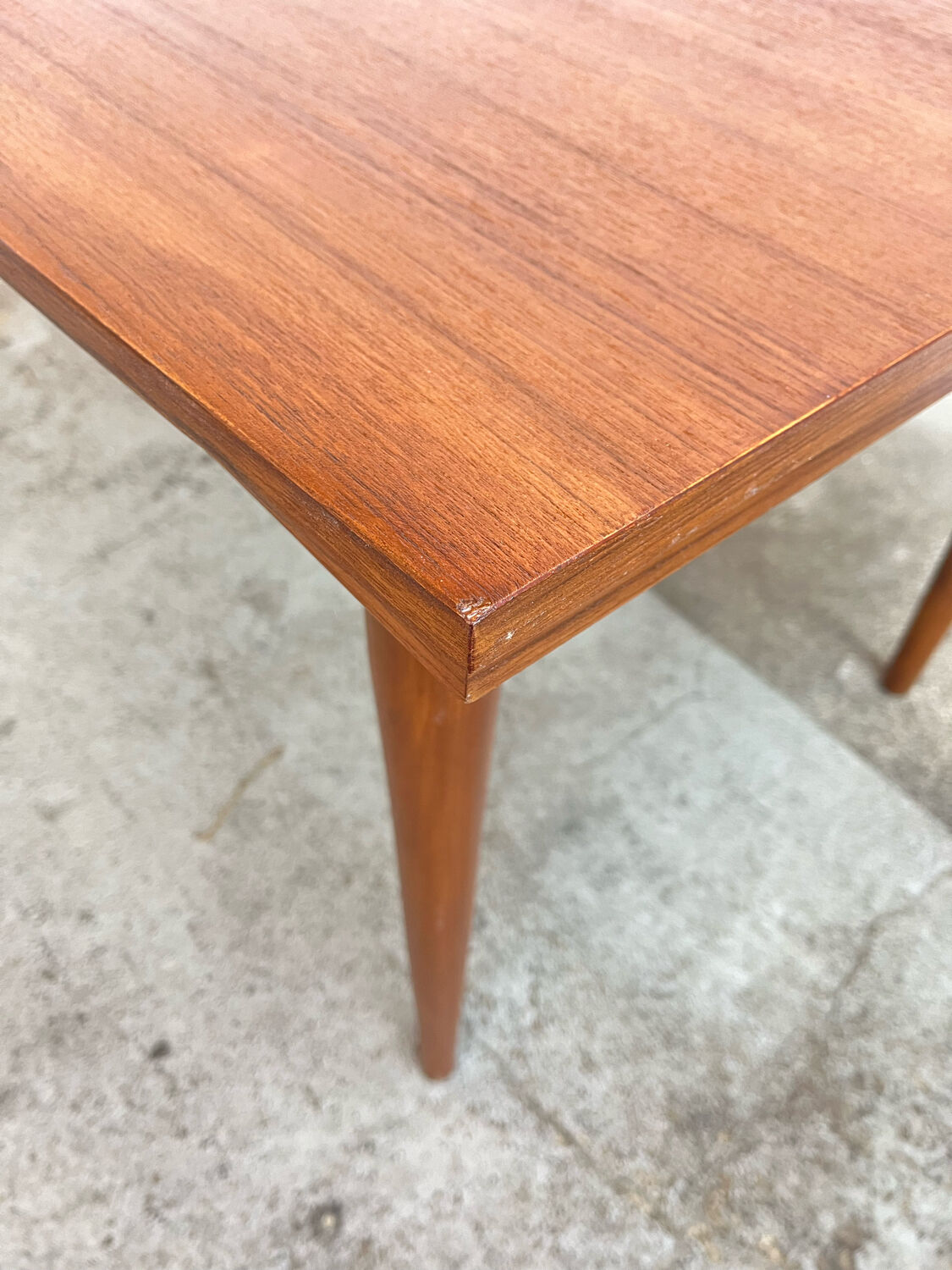 Table en teck avec rallonges