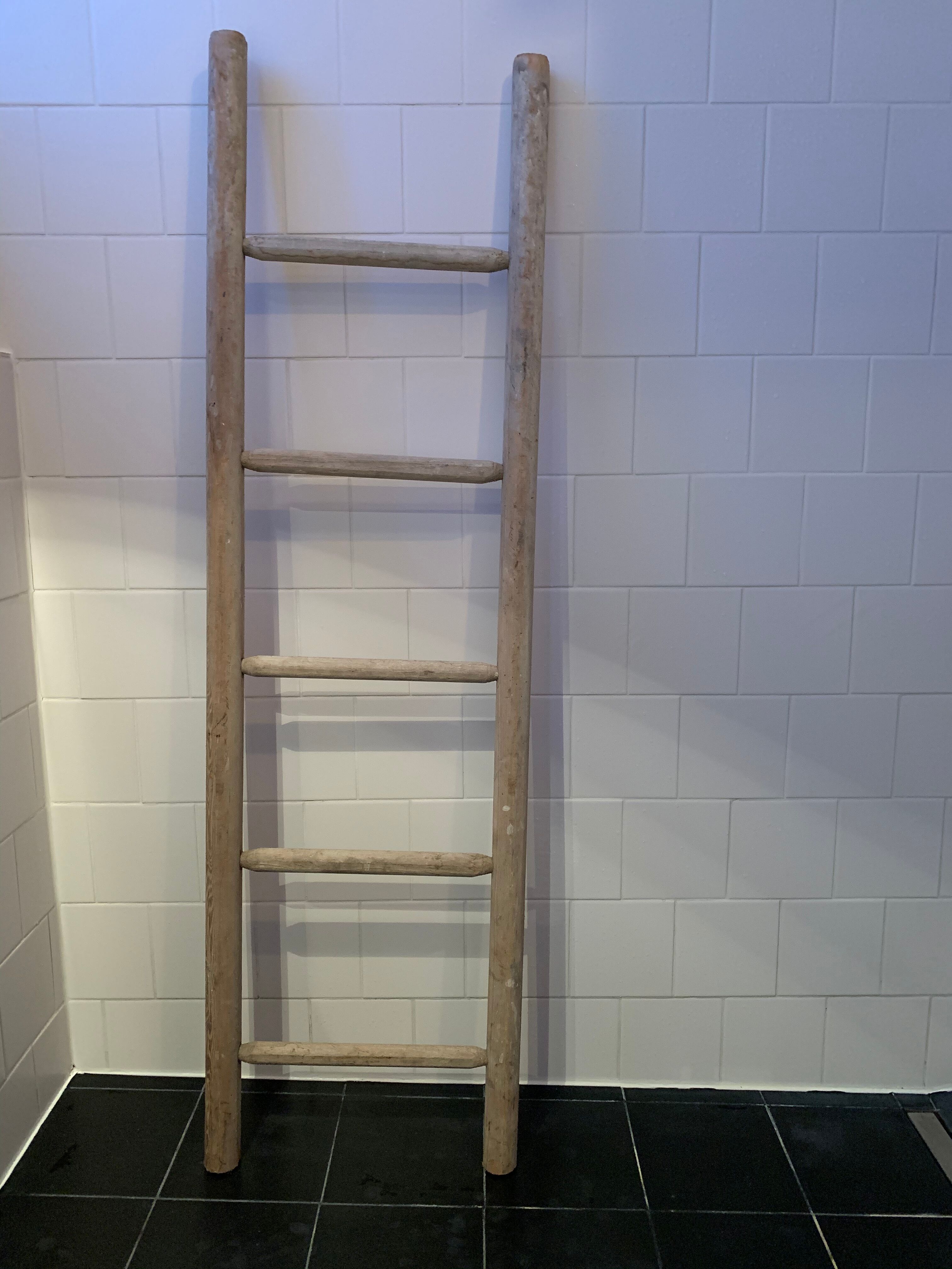 Wooden ladder