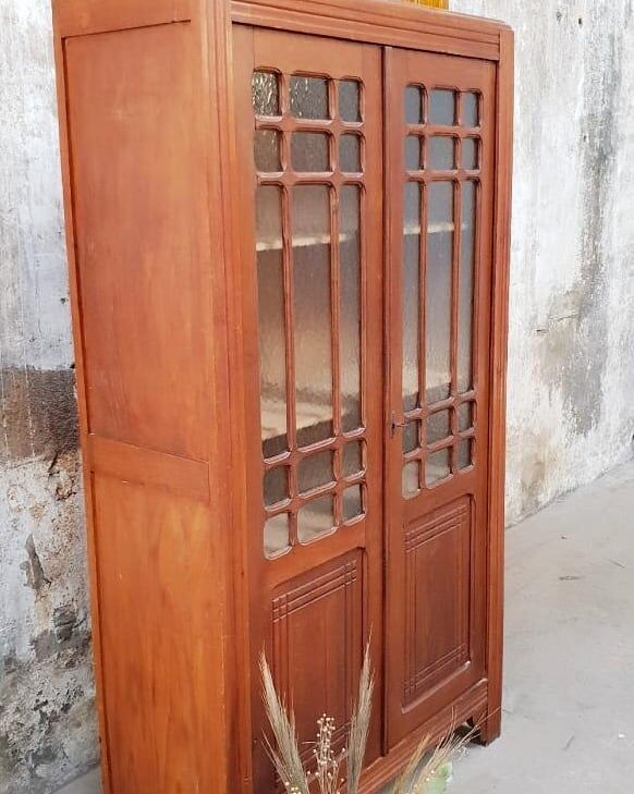 Glass-glazed Parisian wardrobe